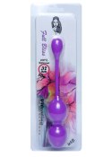 Kulki Kegla wibrujące silikonowe B Series fioletowe USB 10 funkcji 32 mm B - Series Femme