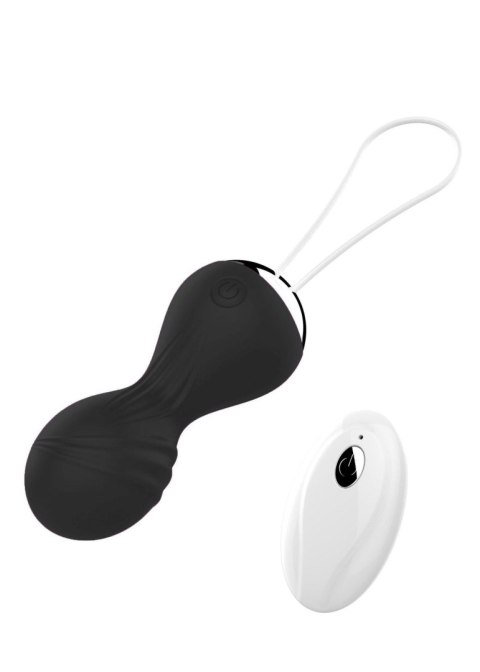 Kulki kegla wibrujące silikonowe B Series Magic pilot USB czarny B - Series Magic
