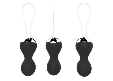 Kulki kegla wibrujące silikonowe B Series Magic pilot USB czarny B - Series Magic