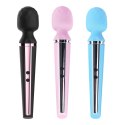 Masażer stymulator silikonowy B Series Magic niebieski USB 10 funkcji B - Series Magic