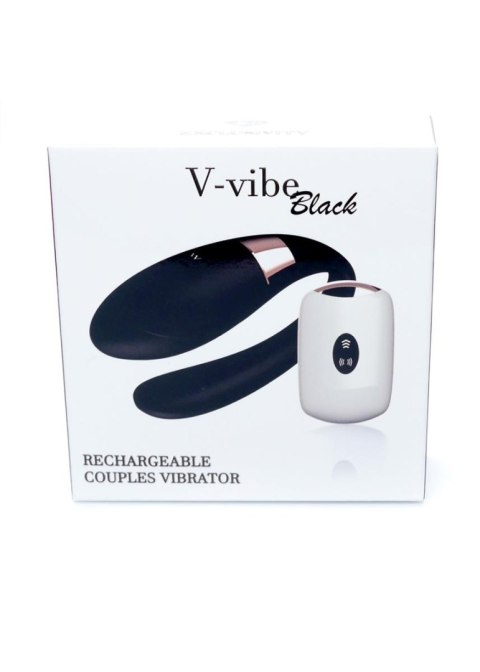 Stymulator V Vibe B Series Smart czarny USB z pilotem B - Series Smart