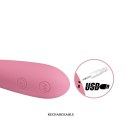 Wibrator punktu G silikonowy Pretty Love Grace USB 30 funkcji 12 cm Pretty Love