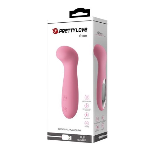 Wibrator punktu G silikonowy Pretty Love Grace USB 30 funkcji 12 cm Pretty Love