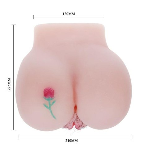 Wibrujący masturbator Baile Princess z pochwą i analem BAILE