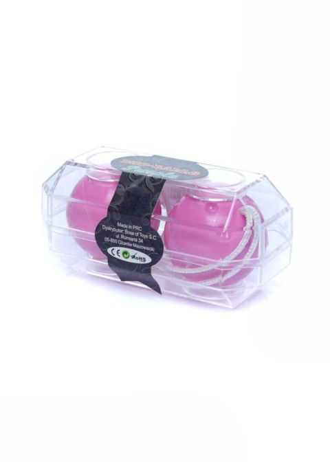 Dyskretne kulki gejszy Duo Balls EasyLove fioletowe 21 cm B - Series EasyLove