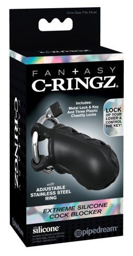 Klatka na penisa silikonowa Fantasy C Ringz 9 5 cm Fantasy C-Ringz