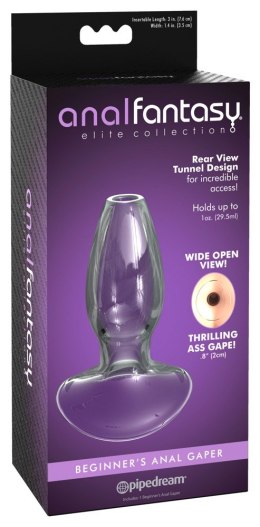 Korek analny wydrążony Anal Fantasy Elite szklany 9,6 cm Anal Fantasy Elite