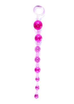 Kulki analne żelowe EasyLove 10 kulek różowe 29 cm B - Series EasyLove