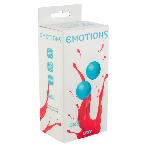 Kulki dopochwowe silikonowe Lexy Medium turkusowy Lola Toys