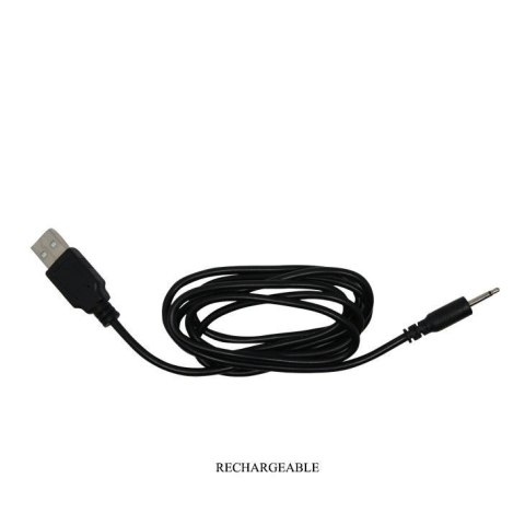 Masażer prostaty Pretty Love wibrujący łaskoczący czarny USB 13 cm Pretty Love