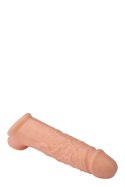 Silikonowa przedłużka RealStuff z paskiem na kulki 17 cm Dream Toys