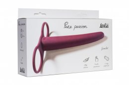 Strap on Pure Passion Gimlet bordowy silikonowy 16 cm Lola Toys