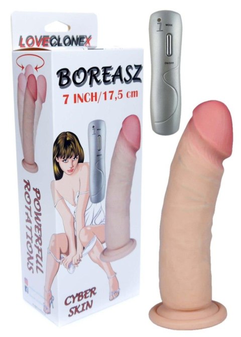 Wibrator realistyczny Boreasz Loveclonex rotacyjny 18 cm B - Series Real