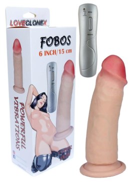 Wibrator realistyczny cyber skóra Fobos Loveclonex 15 cm B - Series Real
