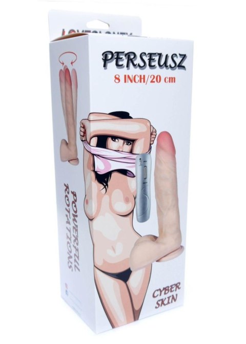 Wibrator realistyczny rotujący cyber skóra Perseusz Loveclonex 20 cm B - Series Real
