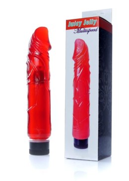 Wibrator żelowy realistyczny EasyLove czerwony 22 cm regulowany B - Series EasyLove