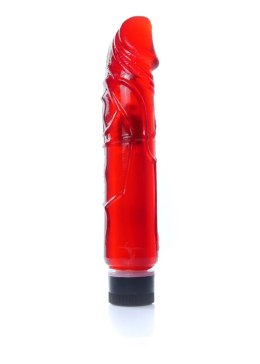 Wibrator żelowy realistyczny EasyLove czerwony 22 cm regulowany B - Series EasyLove