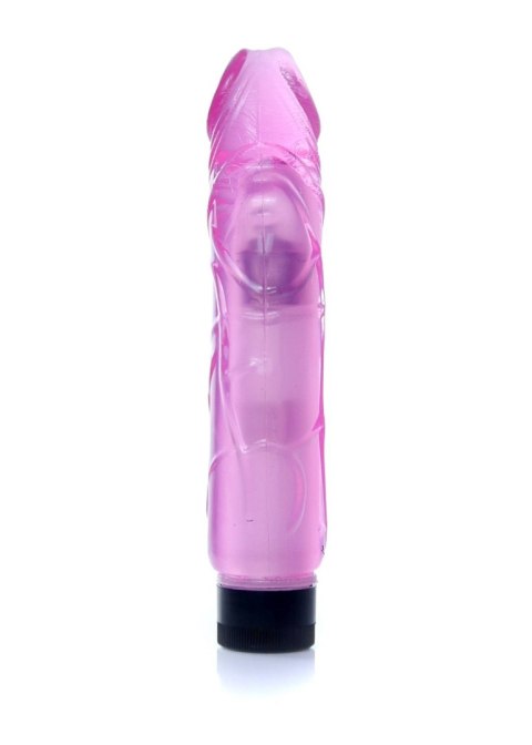 Wibrator żelowy realistyczny EasyLove różowy 22 cm regulowany B - Series EasyLove