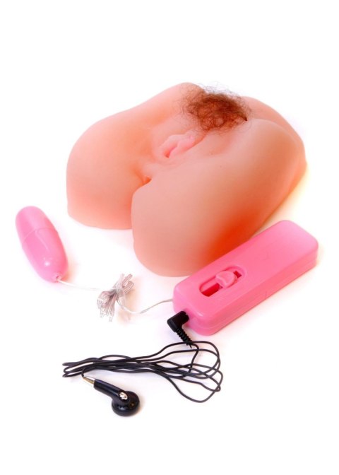 Wibrujący masturbator wagina i anus EasyLove 16 cm B - Series EasyLove