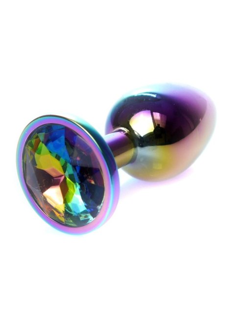 Biżuteria analna ze stali nierdzewnej z diamencikiem HeavyFun 7 cm B - Series HeavyFun