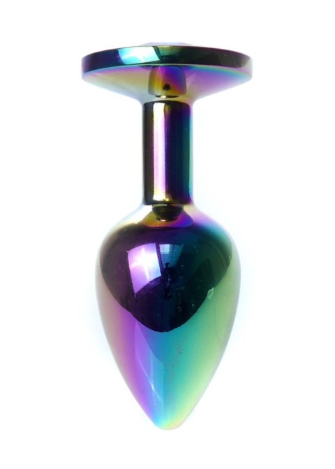 Biżuteria analna ze stali nierdzewnej z diamencikiem HeavyFun 7 cm B - Series HeavyFun