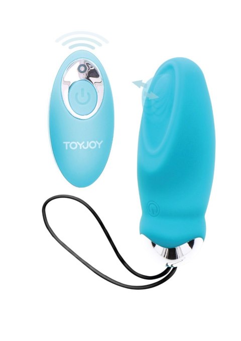 Jajko wibrujące ToyJoy niebieskie z pilotem USB TOYJOY