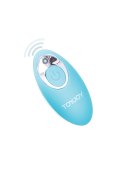 Jajko wibrujące ToyJoy niebieskie z pilotem USB TOYJOY
