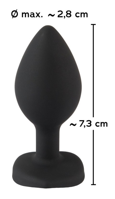 Korek analny silikonowy z sercem You2Toys 7,3 cm You2Toys