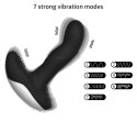 Masażer prostaty silikonowy z pilotem USB grzewczy 13.5 cm czarny B - Series Fox