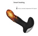 Masażer prostaty silikonowy z pilotem USB grzewczy 13.5 cm czarny B - Series Fox