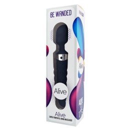 Masażer różdżkowy Alive Be Wanded czarny USB 20 cm Alive