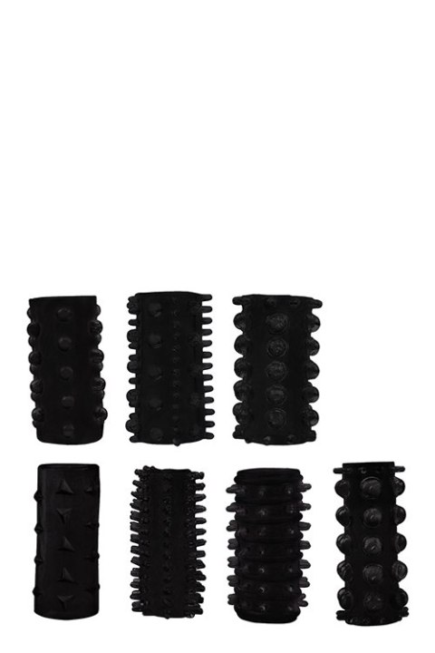 Zestaw 7 nakładek na penisa All Time Favorites Dream Toys czarny Dream Toys