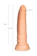 A-TOYS, Realistic Dildo, TPE, Flesh, 18 cm