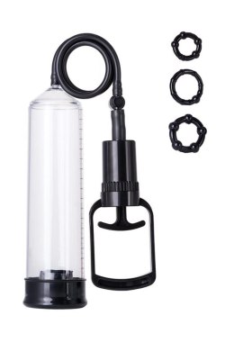 A-TOYS, Penis Pump, PVC, Black, 23.5 cm