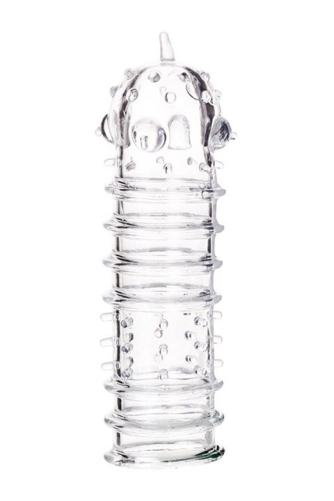 A-TOYS, Penis Sleeve, TPR, Transparent, 15.3 cm