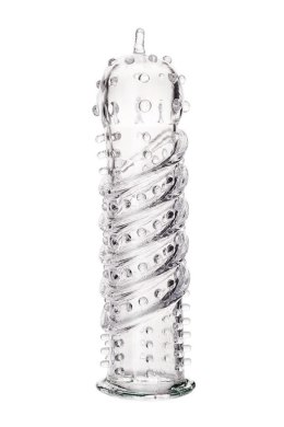 A-TOYS, Penis Sleeve, TPR, Transparent, 15.5 cm