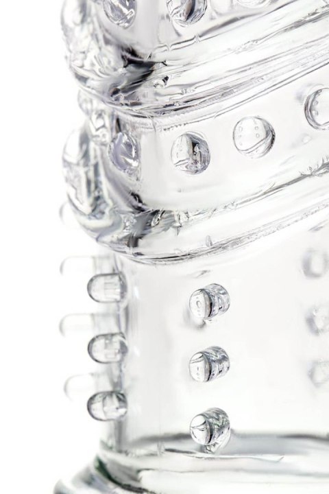 A-TOYS, Penis Sleeve, TPR, Transparent, 15.5 cm