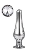Korek analny Gleaming Love srebrny aluminium 11 cm Dream Toys