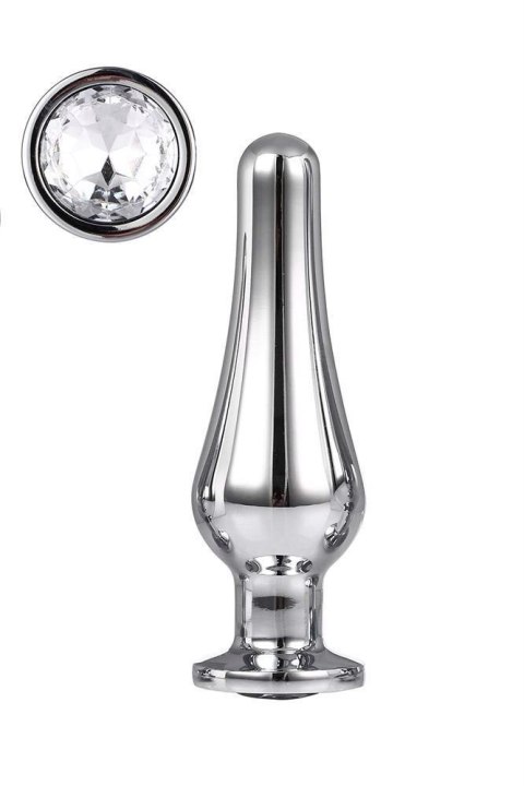 Korek analny Gleaming Love srebrny aluminium 11 cm Dream Toys