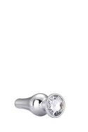 Korek analny Gleaming Love srebrny aluminium 11 cm Dream Toys