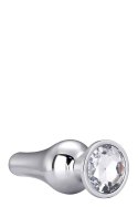 Korek analny Gleaming Love srebrny aluminium 11 cm Dream Toys