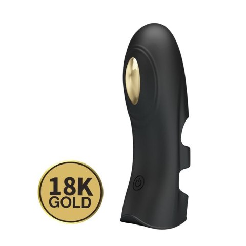 Nakładka na palec Pretty Love Pegasus elektrostymulacyjna czarna USB Pretty Love