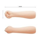 Realistyczne dildo pięściowe Pretty Love cieliste 36 cm wodoodporne Pretty Love