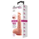 Realistyczne dildo zakrzywione Baile Jason 25 cm cieliste z przyssawką BAILE