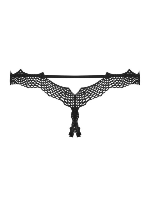 Stringi otwarte Bravelle Obsessive czarne L/XL Obsessive