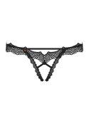 Stringi otwarte Bravelle Obsessive czarne S/M Obsessive