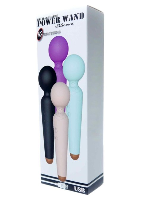 Stymulator łechtaczki Power Wand B Series Magic niebieski USB 10 funkcji B - Series Magic