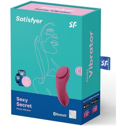 Stymulator łechtaczki Satisfyer Sexy Secret do majtek czerwony Satisfyer