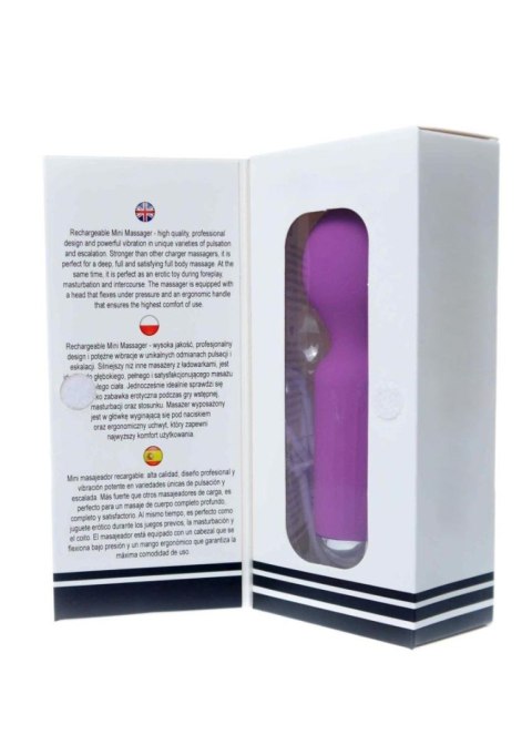 Stymulator łechtaczki mini B Series Magic fioletowy USB 20 programów B - Series Magic