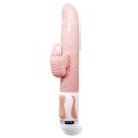 Wibrator króliczek Baile Hot Butterfly rozgrzewający cielisty USB BAILE